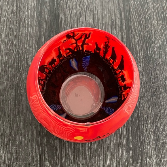 🔥5/$25 NIB South Africa Glowing Glass Votive or Tea Light Candle Holder Handmade - Picture 7 of 16